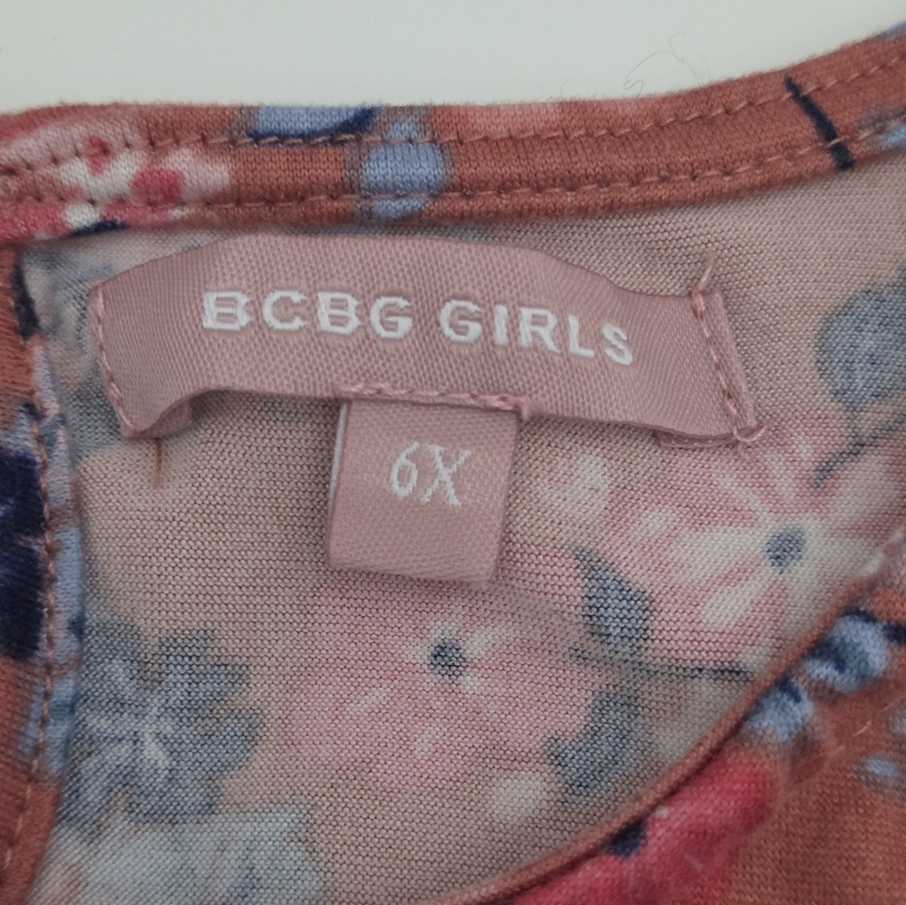 BCBG Denim Jacket with Floral Dress Set Sz 6X - Picture 12 of 12